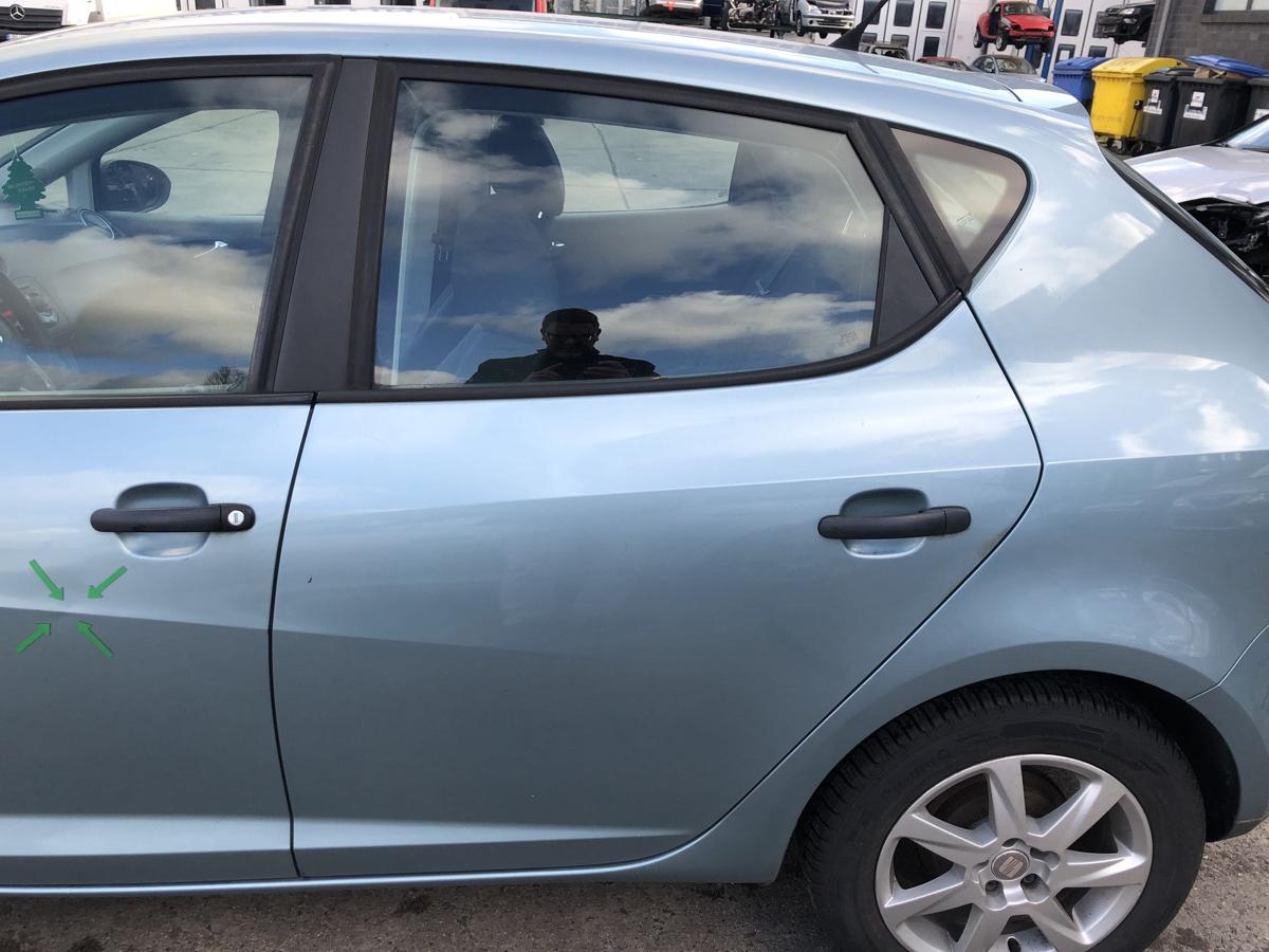 Seat Ibiza 4 IV 6J Tür hinten links Fondtür Rohbau LW5T Nayarablaumet