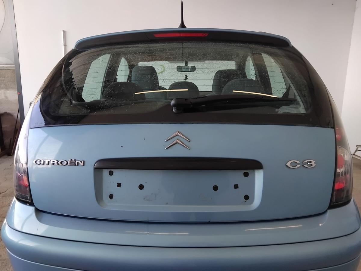 Citroen C3 Heckklappe KMY Lucia Blau Metallic mit Heckscheibe BJ2005