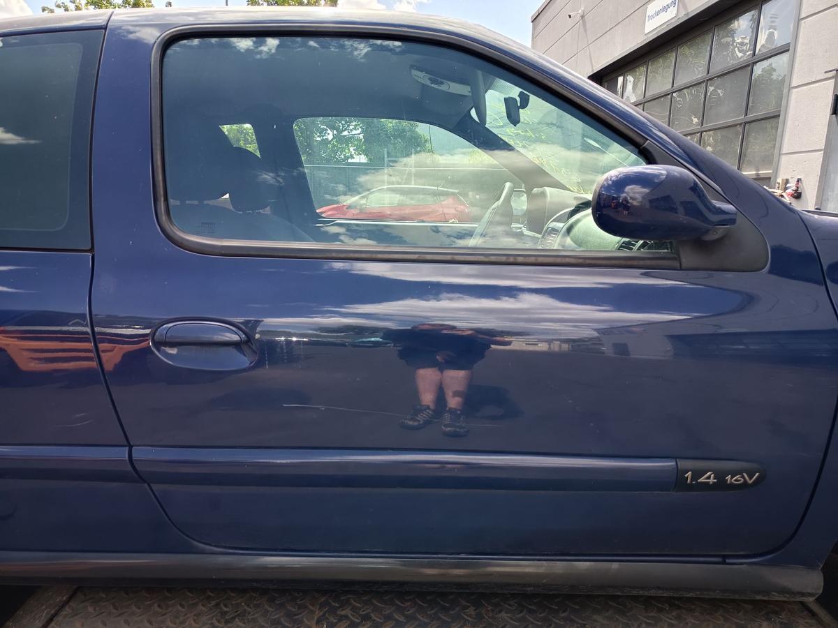 Renault Clio II original T&uuml;r Roht&uuml;r rechts OV460 K&ouml;nigsblau Baujahr 2003