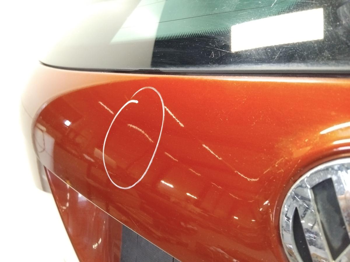 VW Golf 5 Variant Heckklappe redspicemetallic LA3W mit Heckscheibe Bj.2008