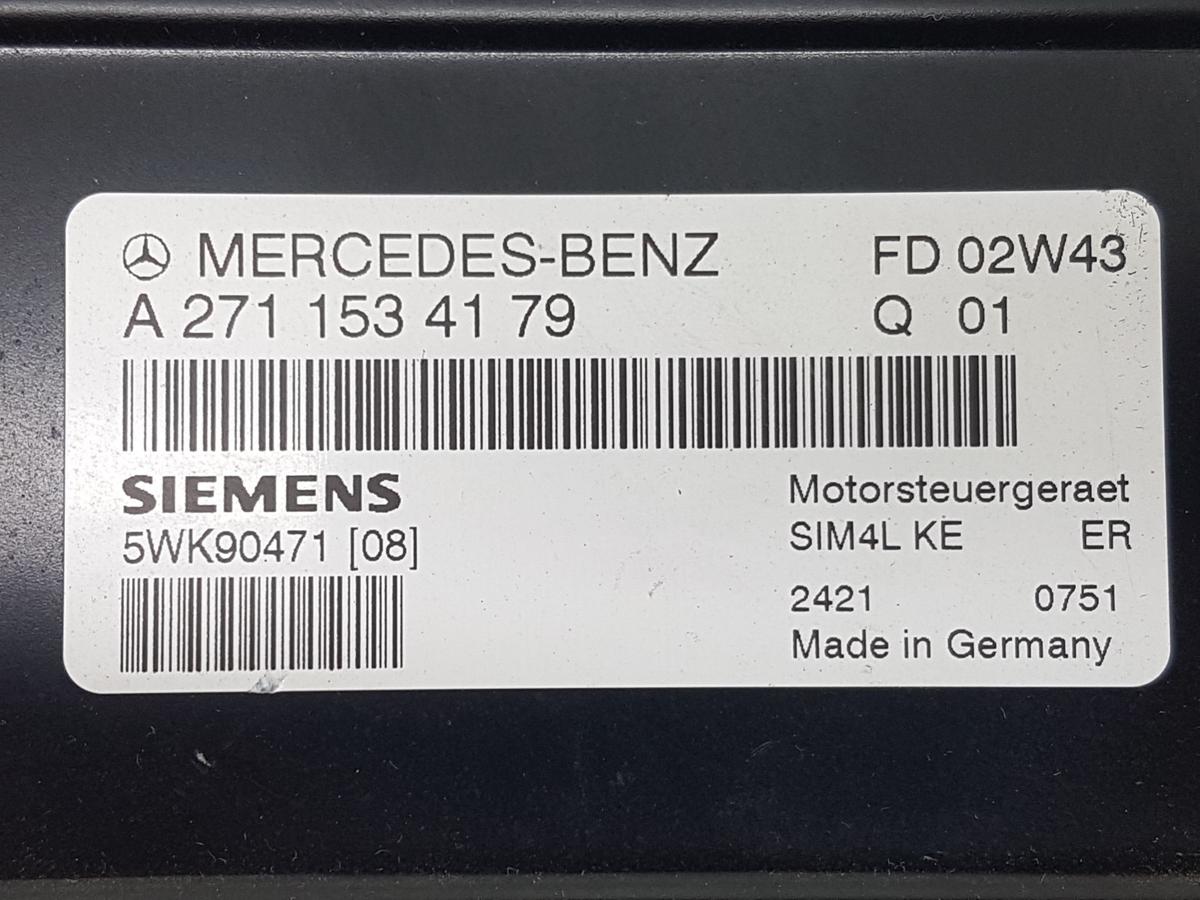 Mercedes C Klasse Steuergerät Motor A2711534179 5WK90471 Bj02 1,7 105kw 271946