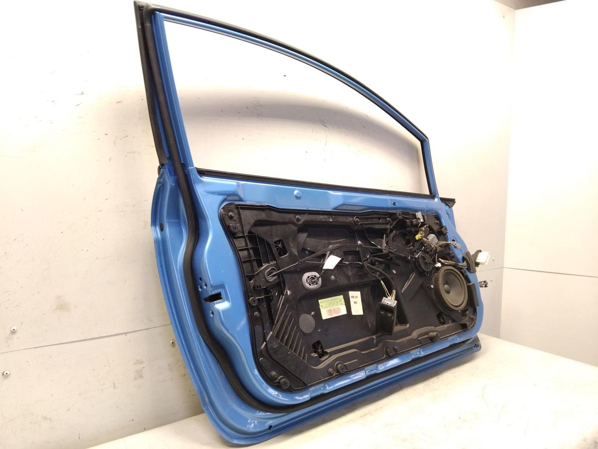 Ford Fiesta JA8 Tür vorn links Fahrertür 3-Türer visionblaumetallic BJ2010