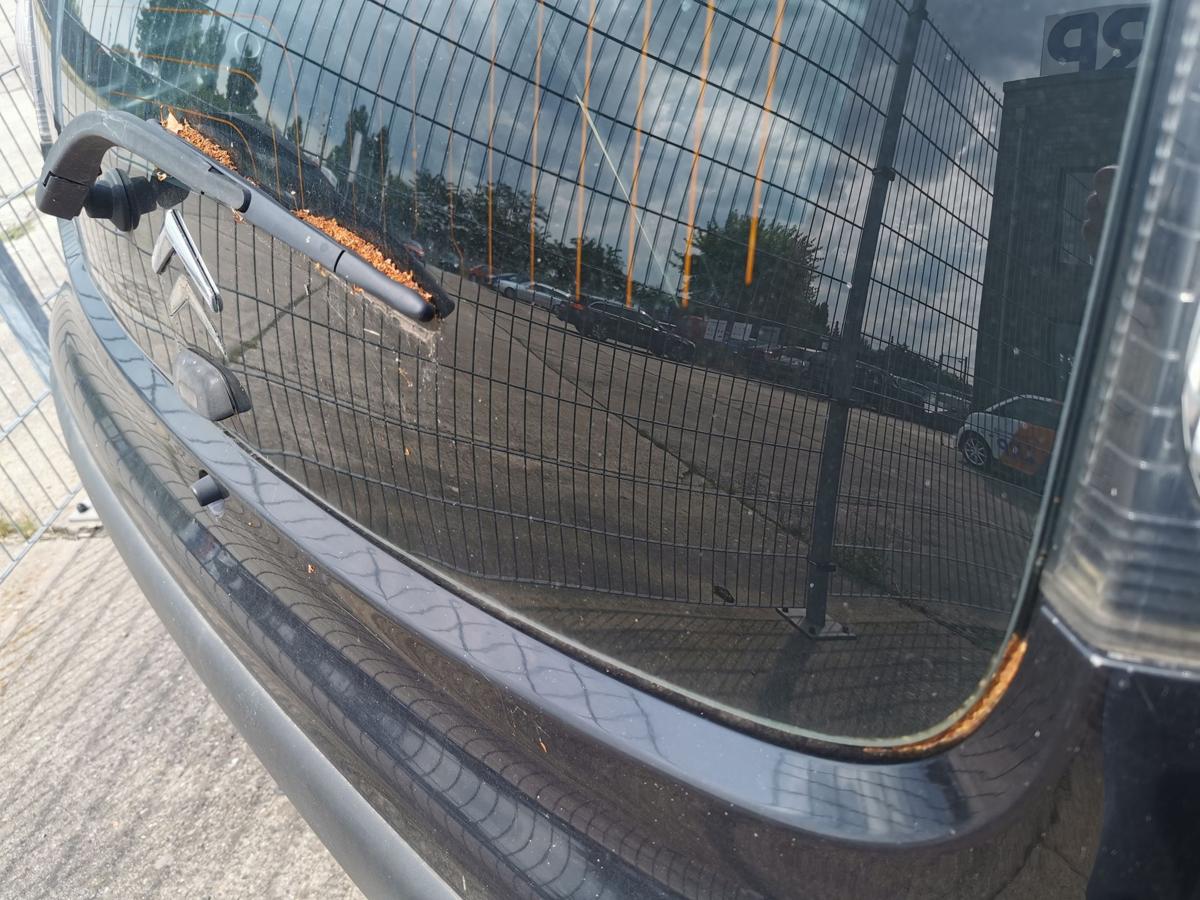Citroen C1 P Heckscheibe Scheibe hinten Heckklappe Kofferklappe