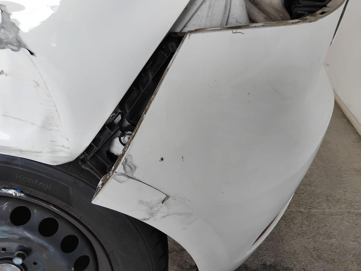 VW Golf 7 Facelift orig Sto&szlig;f&auml;nger Sto&szlig;stange hinten Flie&szlig;heck BJ2019 LC9A pure white