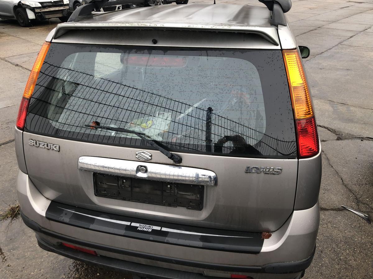Suzuki Ignis Typ MH Heckklappe mit Scheibe Rohbau Kofferraumklappe silber