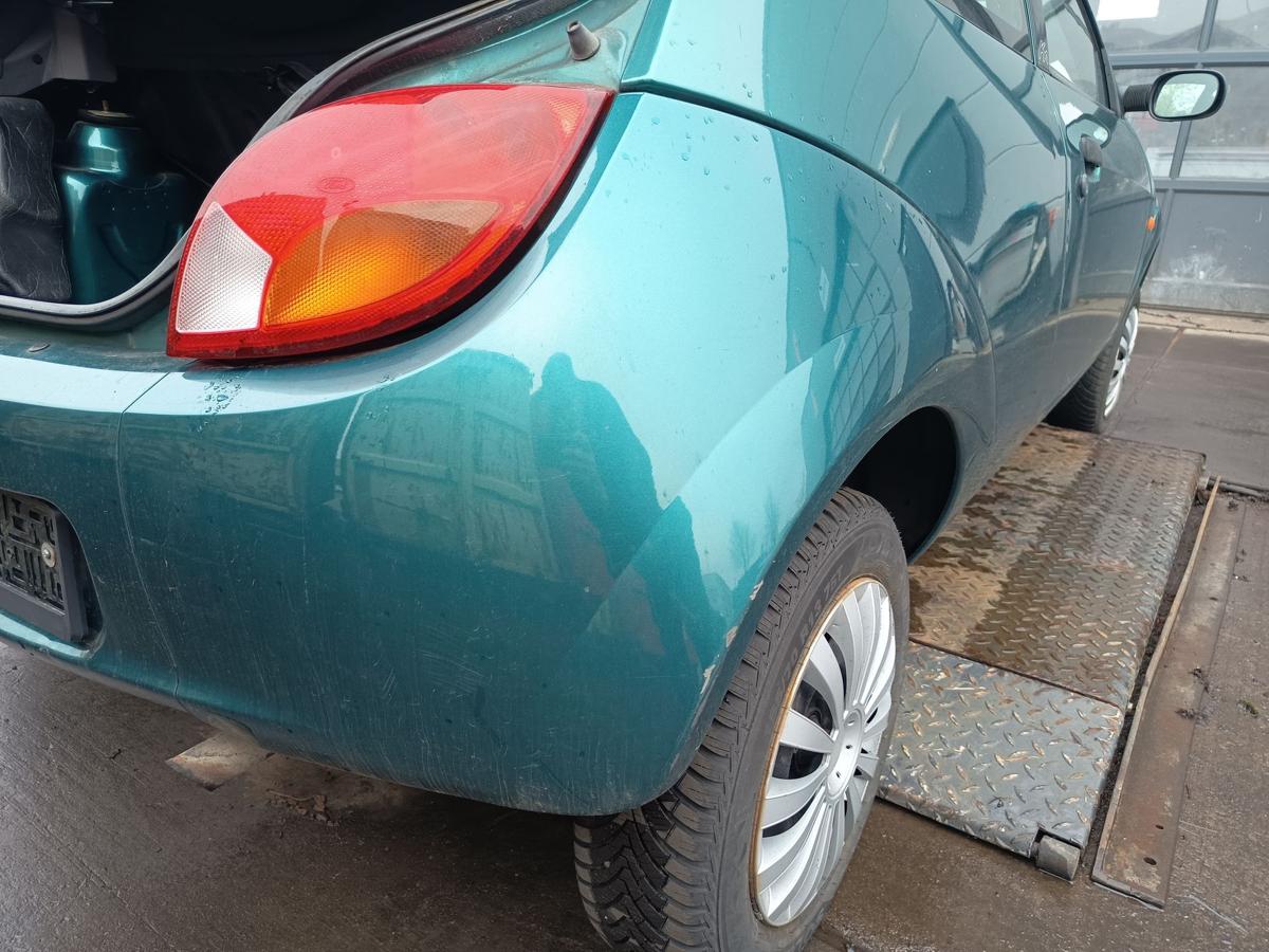 Ford KA RBT original Sto&szlig;stange Sto&szlig;stangenecke hinten rechts Karibik Gr&uuml;n Bj 99