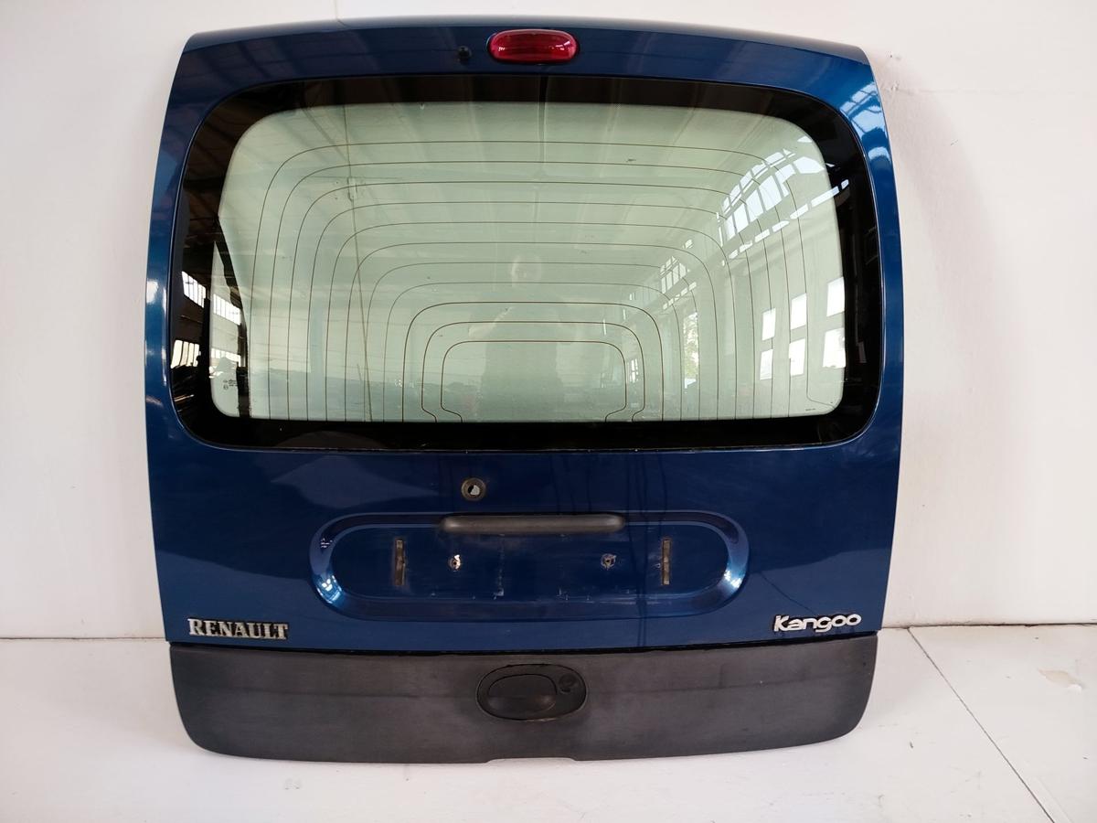 Renault Kangoo KC Heckklappe Kofferklappe Heckdeckel Scheibe NV432 Bleu Methyl