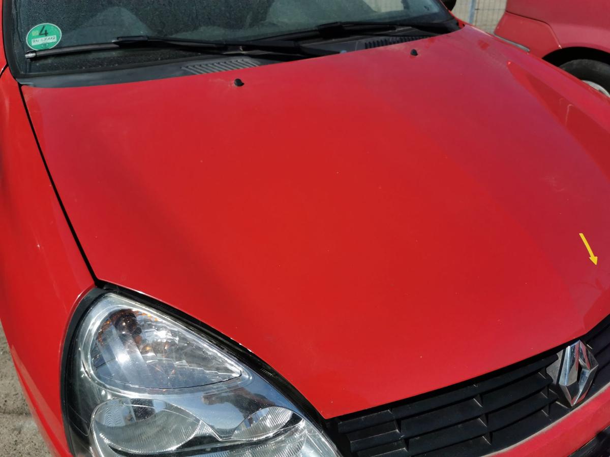 Renault Clio 2 BB Campus Motorhaube Haube Klappe Bonnet vorn OV727 Red Brisk