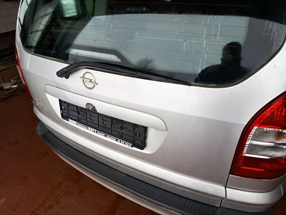Opel Zafira A original Heckklappe mit Scheibe Hinten Z157 Starsilber Bj 2005