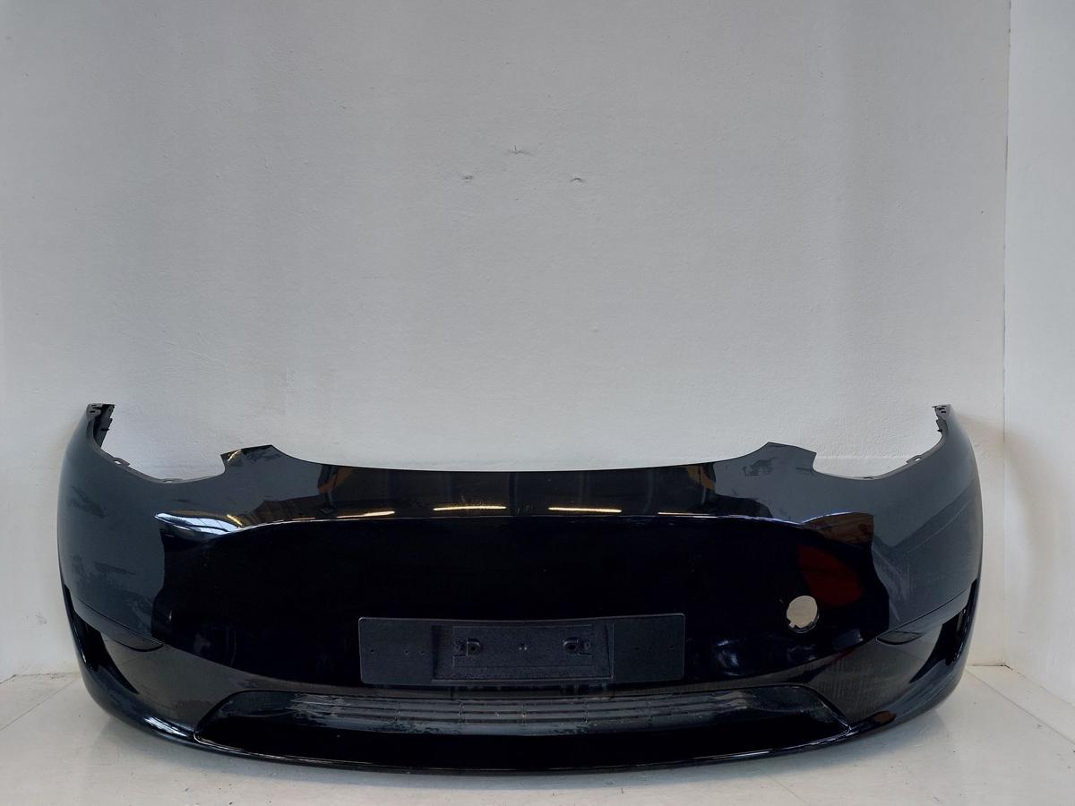 Tesla Model Y Stoßfänger Stoßstange vorn OHNE Nebel PDC PBSB Sierra Black OEM