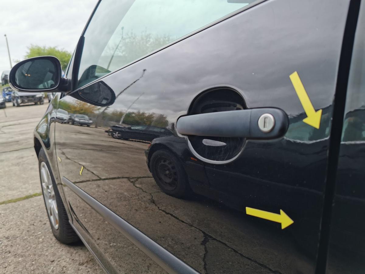 VW Golf V 5 1K Fahrertür Tür Atotür vorn links L041 Brillantschwarz TEXT BILDER