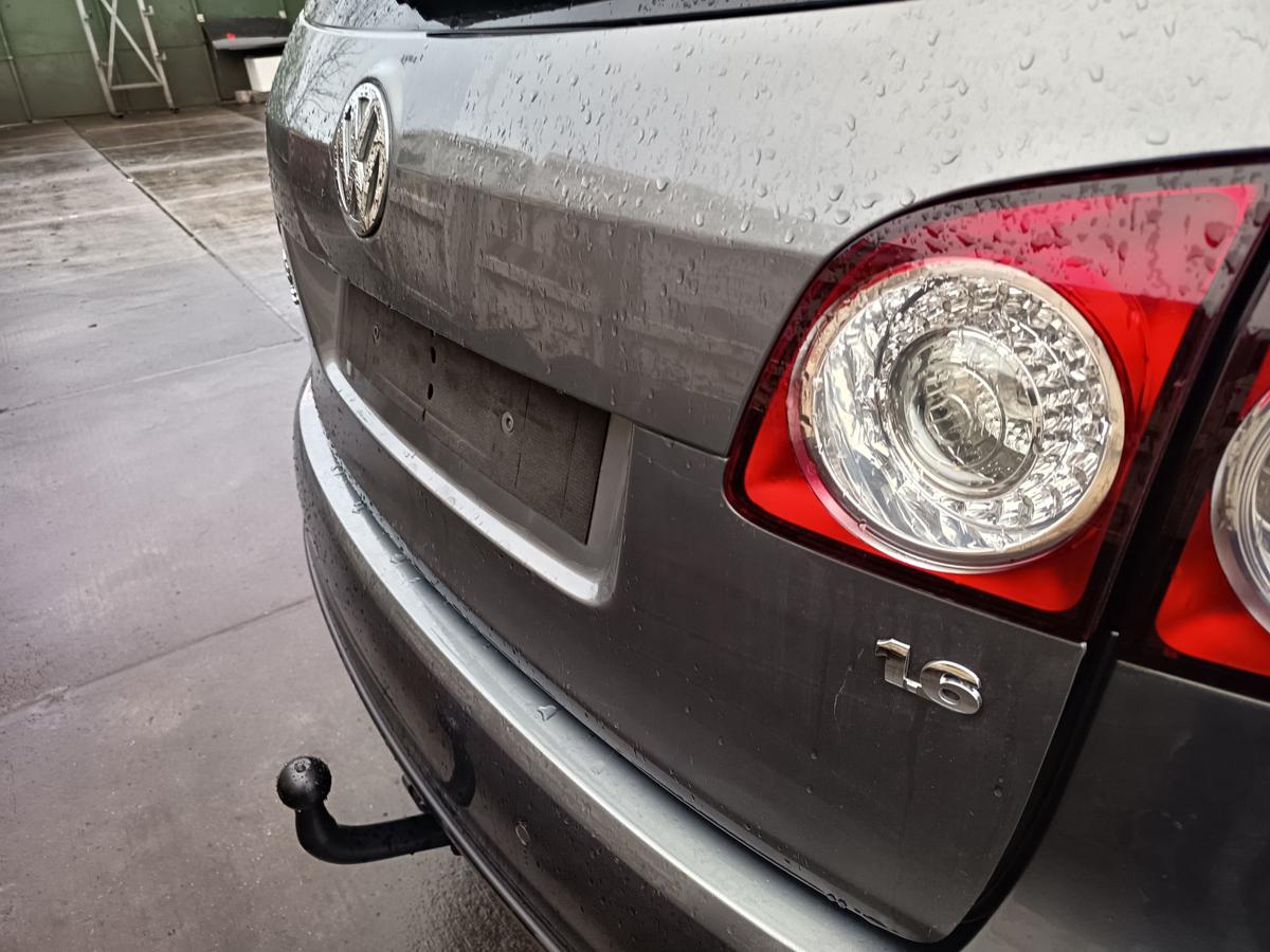 VW Golf Plus 5M original Heckklappe mit Scheibe A7T United Grey rostfrei Bj 2006