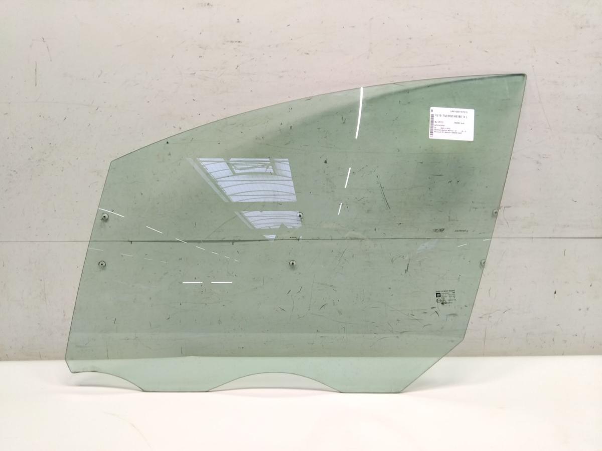 Opel Meriva B original T&uuml;rscheibe vorn links gr&uuml;ncolor BJ2013