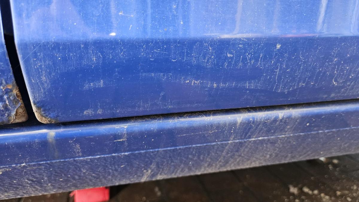Skoda Roomster original Tür hinten links LF5K Dynamicblau Bj.2007