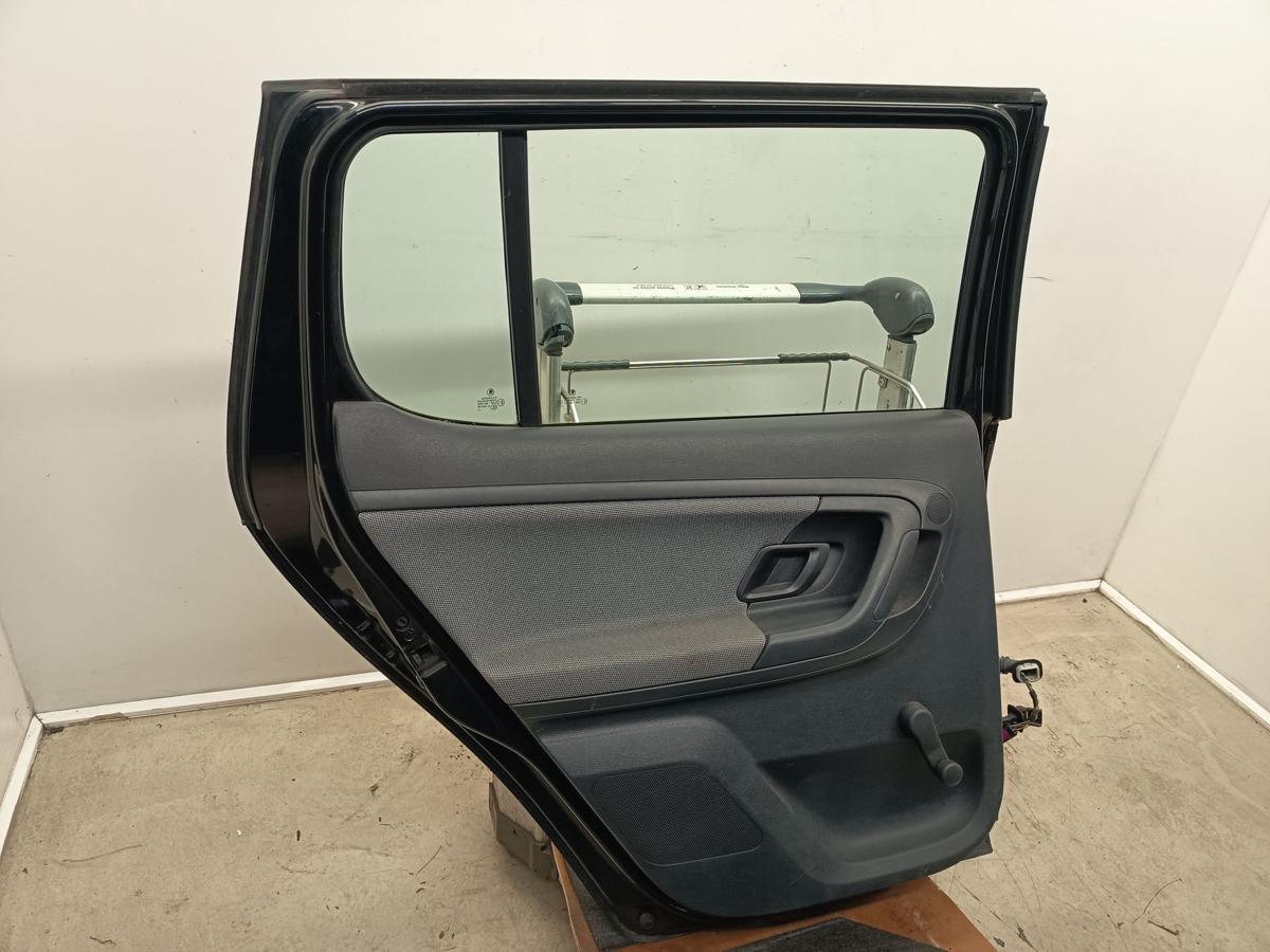 Skoda Fabia II 5J original T&uuml;r hinten links Fond F9R Black Magic Bj 2012