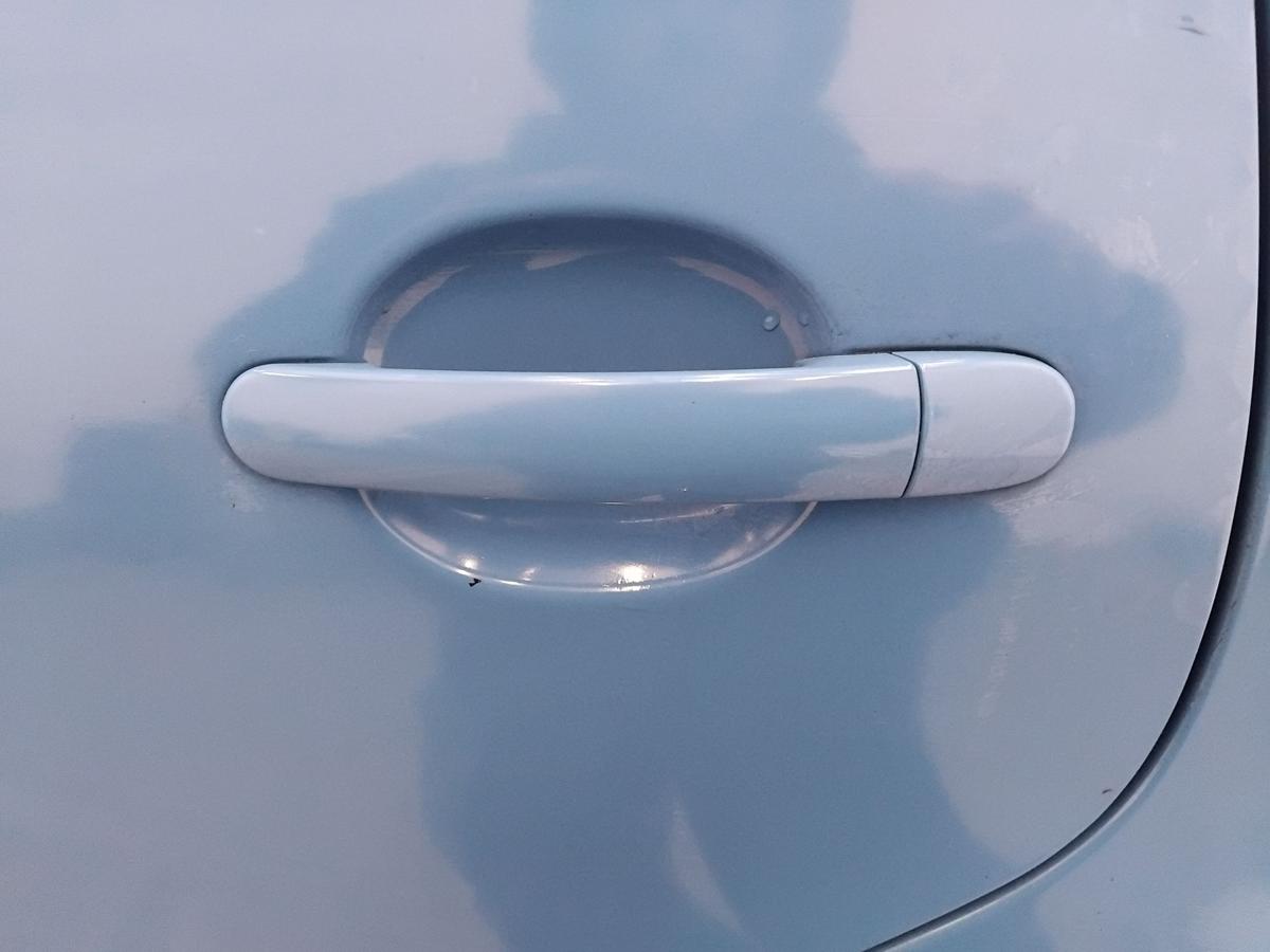 VW Polo 9N3 original T&uuml;r hinten links summerblue LA5F BJ2009