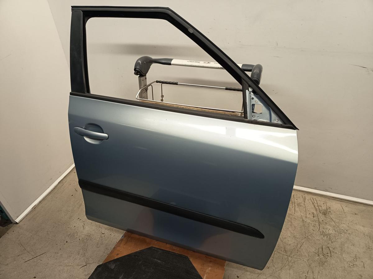 Skoda Fabia 5J orig T&uuml;r vorn rechts Beifahrert&uuml;r LF8K Blau Bj 2010