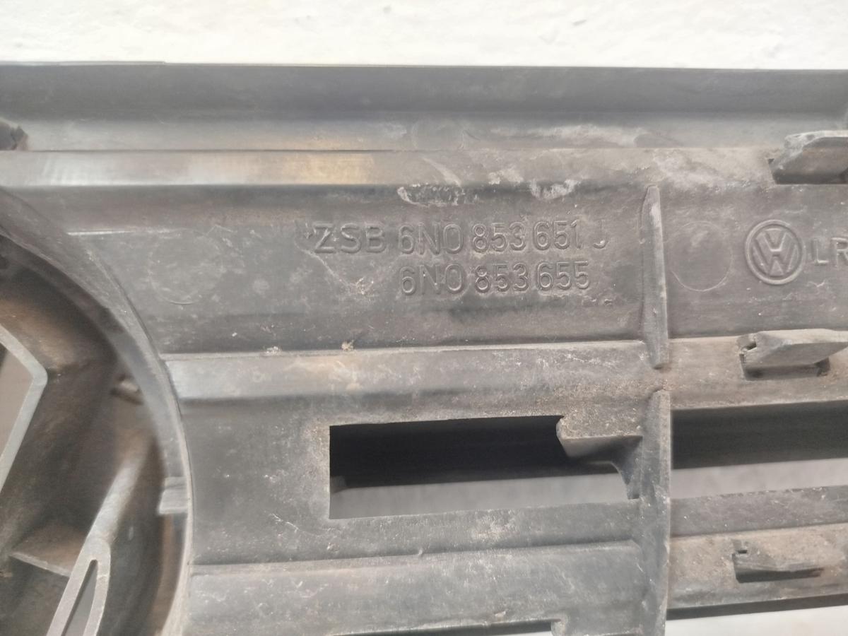 VW Polo 6N2 K&uuml;hlergrill Frontgrill Grill mit Logo LB5N Indigoblau Perl