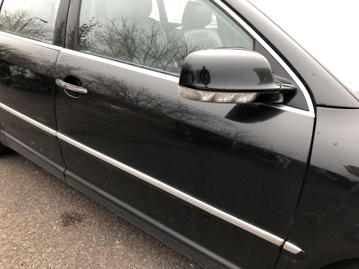 VW Phaeton 3D Tür vorn rechts Beifahrertür im Rohbau LR9V Tarantellaschwarz
