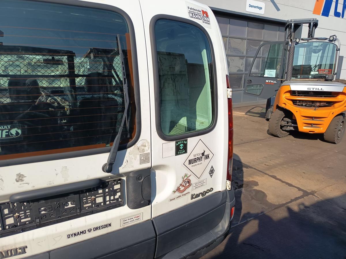 Renault Kangoo KC original Heckfl&uuml;gelt&uuml;r rechts 389 Gletscherwei&szlig; Bj 2008