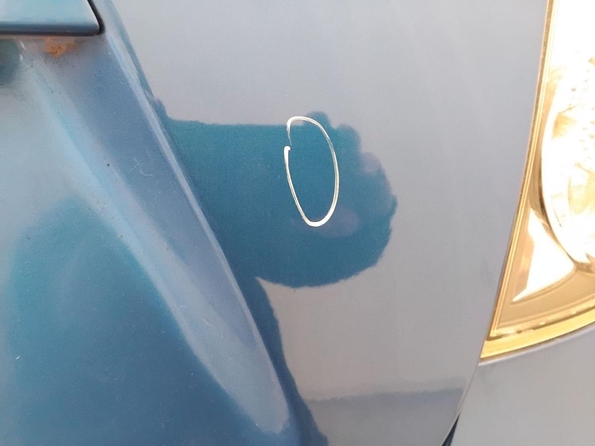 Chevrolet Spark M300 Heckklappe GCT Moroccan Blue mit Heckscheibe BJ2012 Spoiler