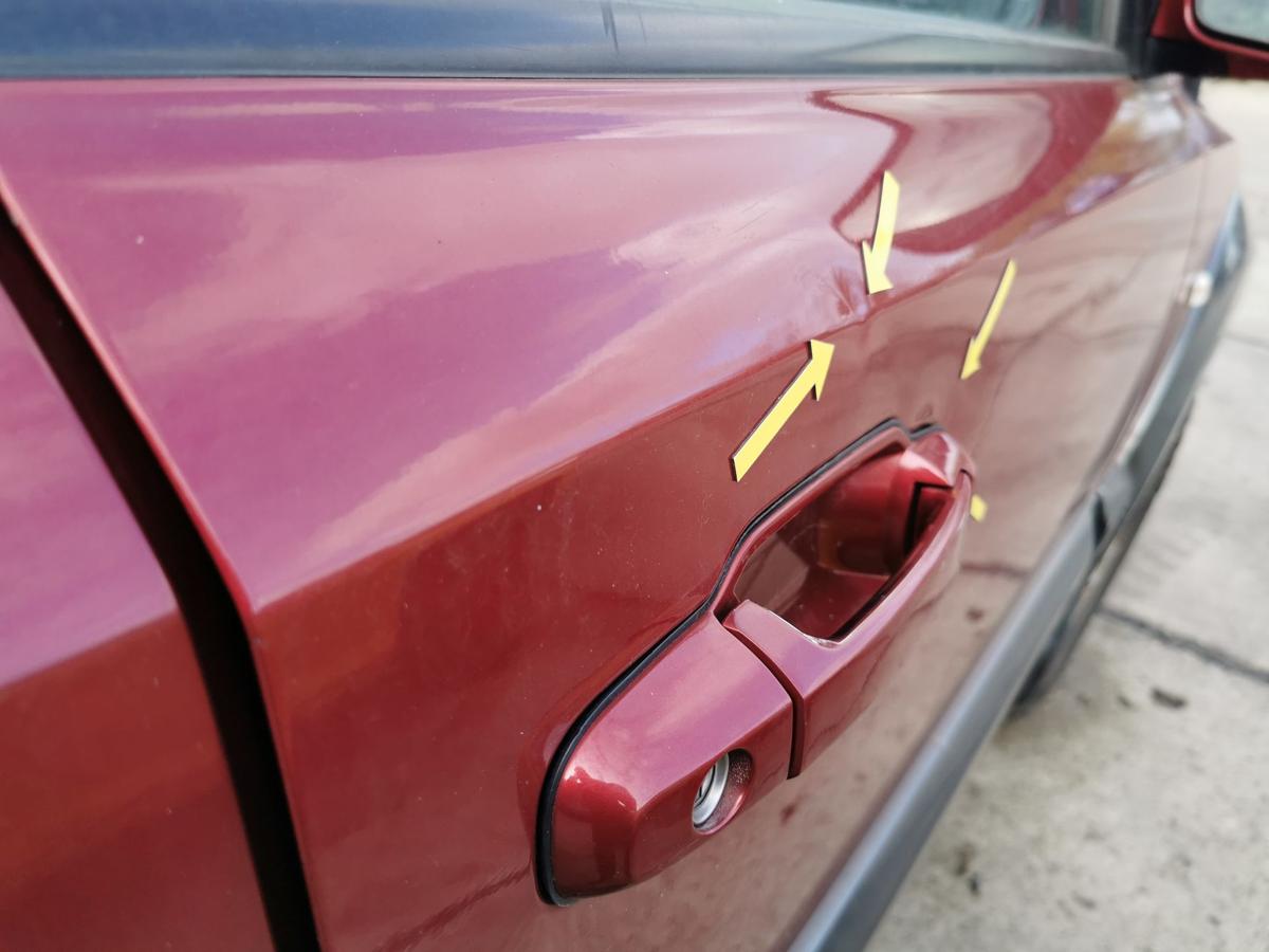 Kia Sorento JC Beifahrertür Tür Autotür Rohbautür vor rechts R9 Ruby Red TEXT