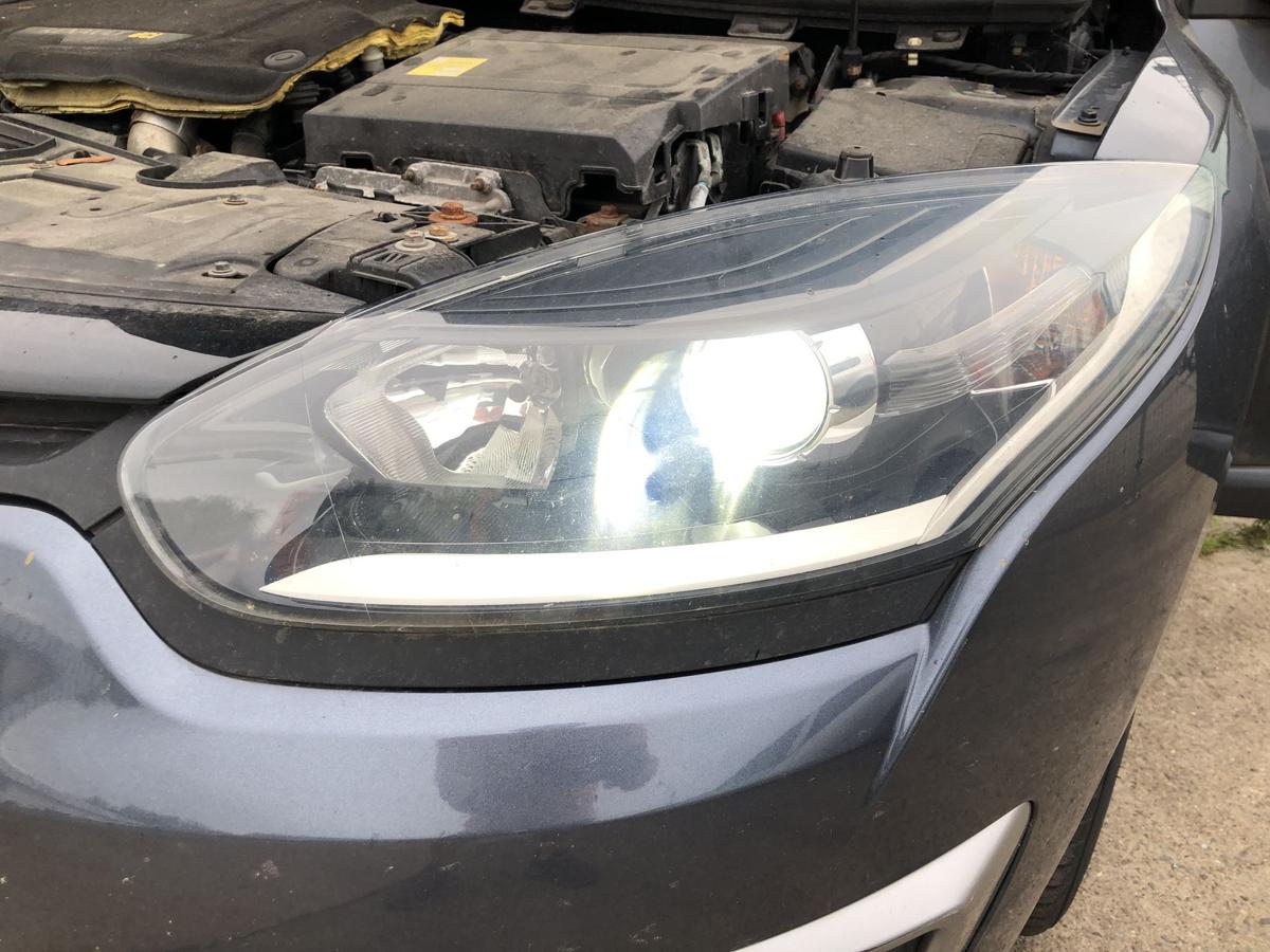 Renault Megane 3 III GT Scheinwerfer links Halogen Frontscheinwerfer Facelift OE