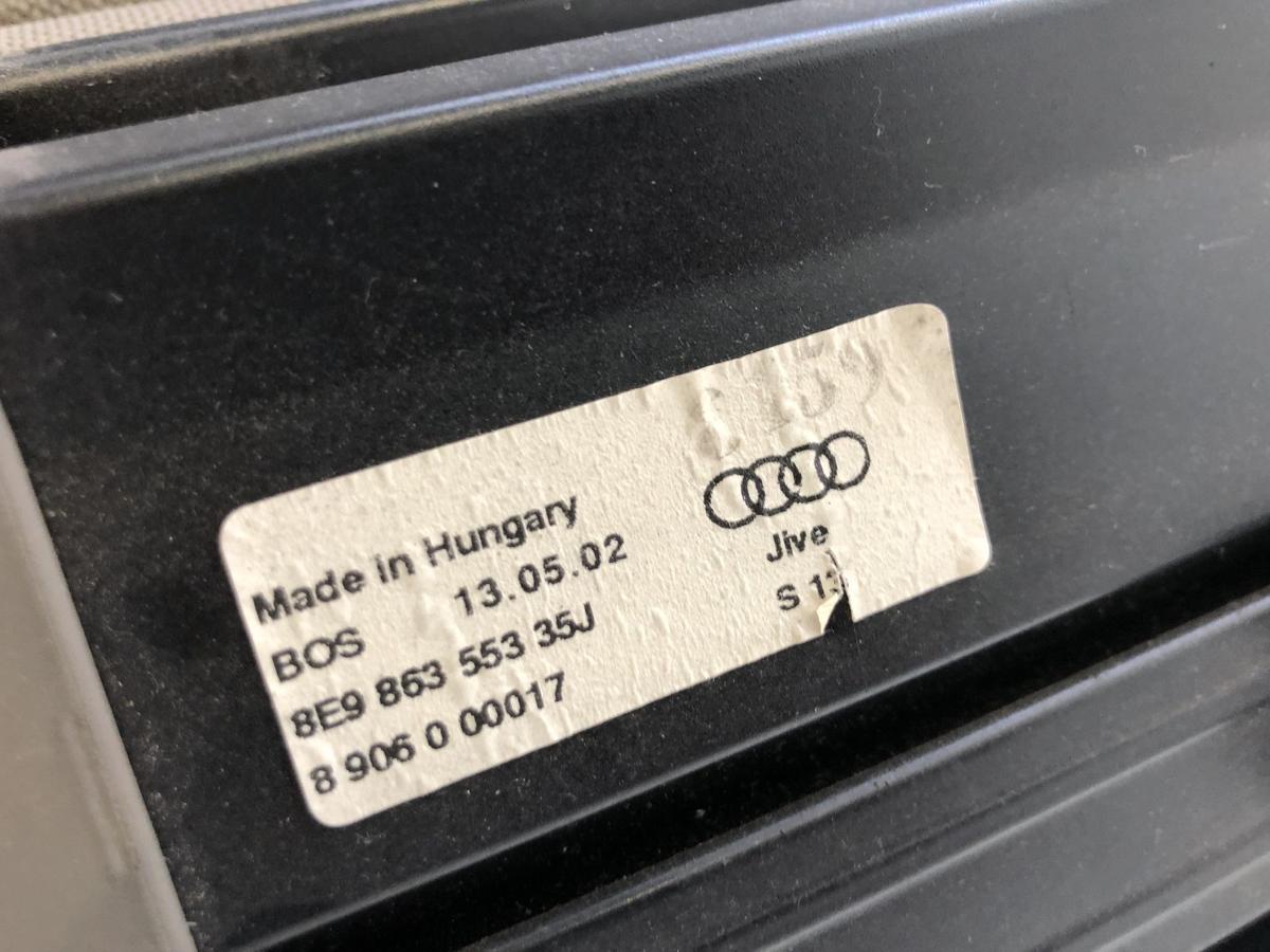 Audi A4 8E B6 Avant Rollo Kofferraum Laderaumrollo Trennnetz 35J