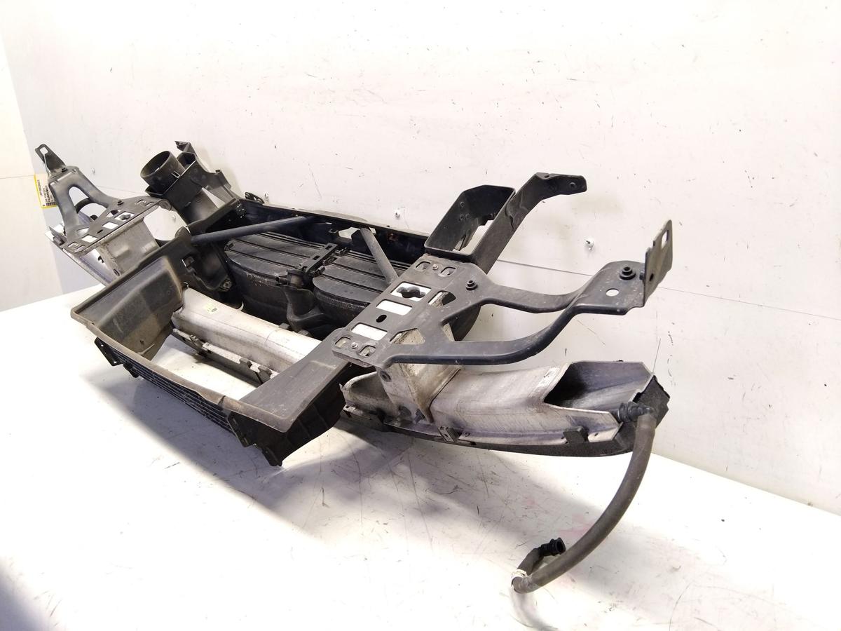 BMW 5er E60 E61 orig Alutr&auml;ger Verst&auml;rkung Sto&szlig;f&auml;nger vorn mit L&uuml;fterjalousie