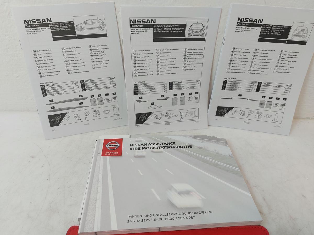 Nissan Micra K14 Bordbuch Bedienungsanleitung Bordmappe Gebrauchsanweisung