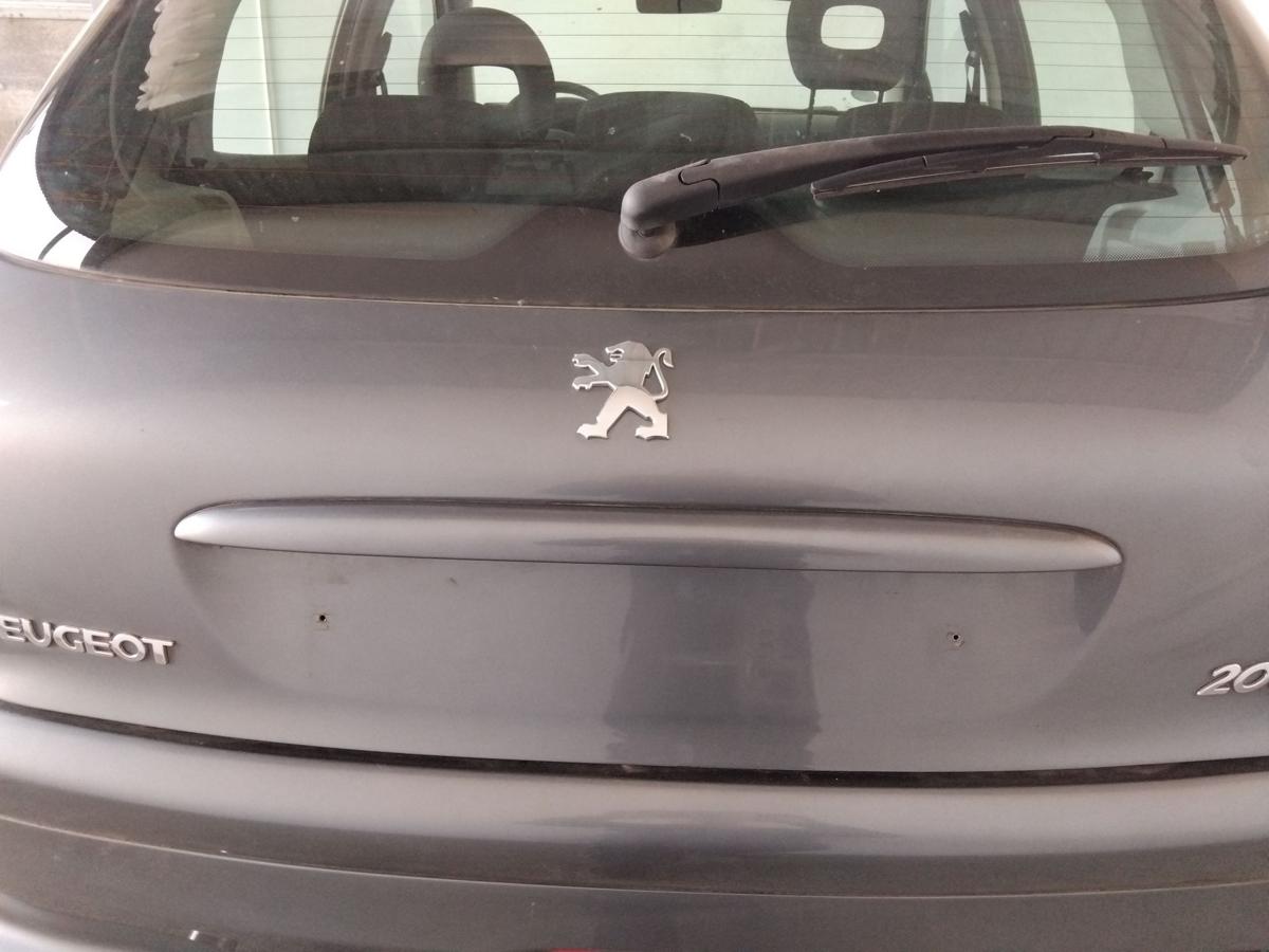 Peugeot 206 Heckklappe thoriumgrau KTH mit Scheibe Facelift BJ2008 Fließheck