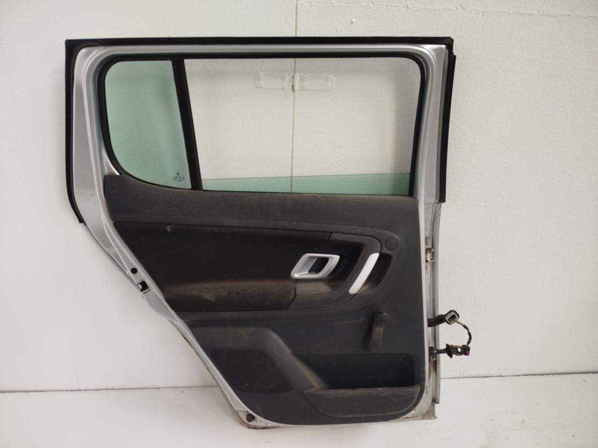Tür hinten links Fondtür Rohbau LA7W Reflexsilber Autotür Skoda Fabia II 5J