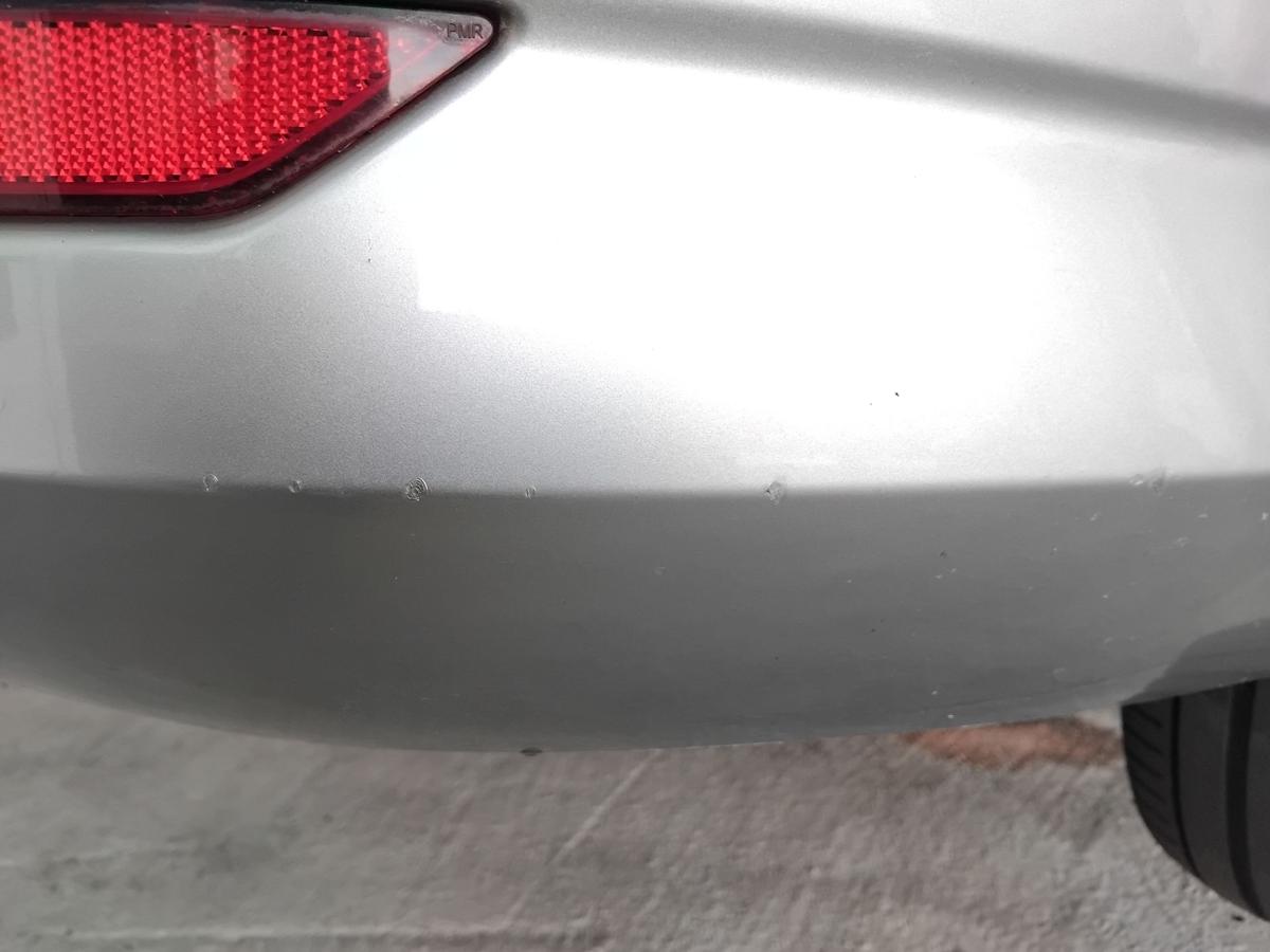 Ford Mondeo 4 Kombi BA7 original Sto&szlig;stange Sto&szlig;f&auml;nger hinten PDC BJ2007 Cosmic-Silber Metallic