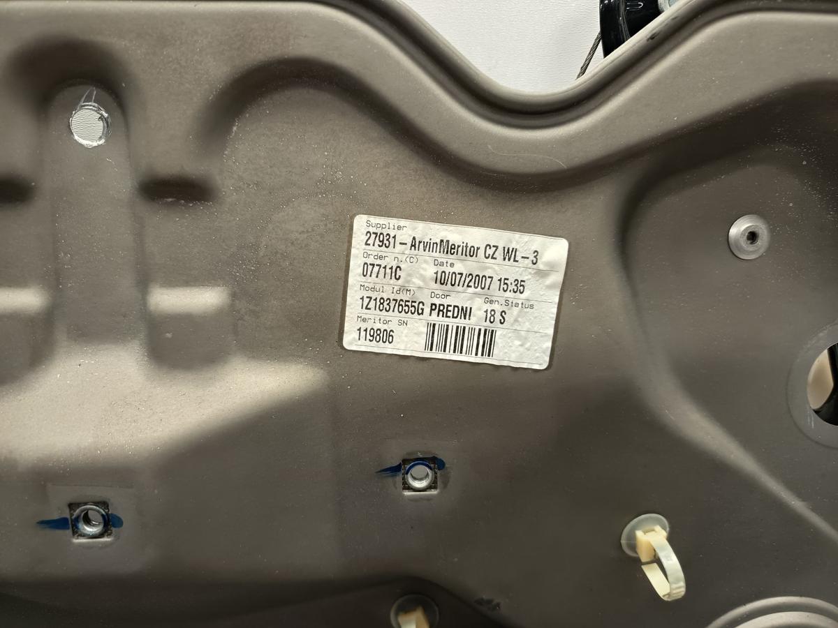 Skoda Octavia 1Z original Fensterheber vorne links mit Motor Baujahr 2007