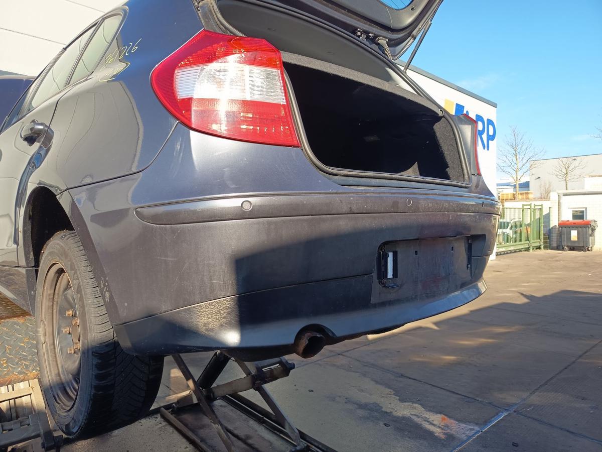 BMW E87 original Sto&szlig;stange F&auml;nger hinten Heck A22 Sparkling graphite Bj 2005