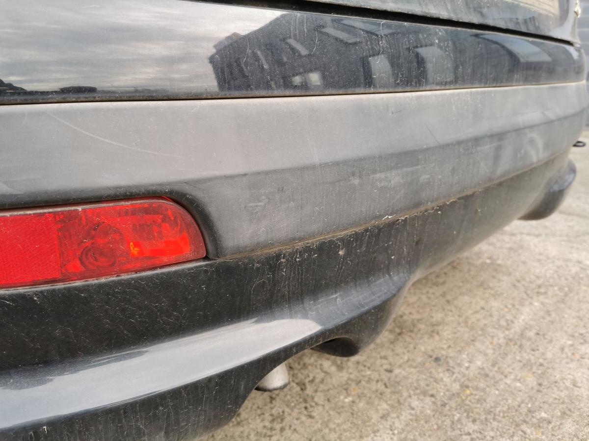 Peugeot 206+ 2M Stossstange Stossfänger Bumper hinten KTV scchwarz Perla Nera