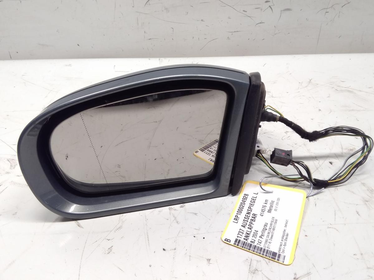 Mercedes E Klasse S211 original Au&szlig;enspiegel links elektrisch anklappbar BJ2004