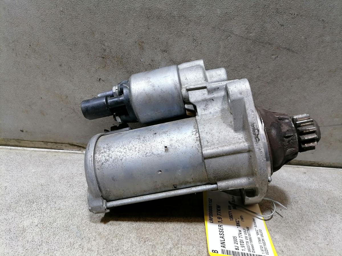 VW Golf 5 original Anlasser Starter 1,9TDI 77kw Bj.2005