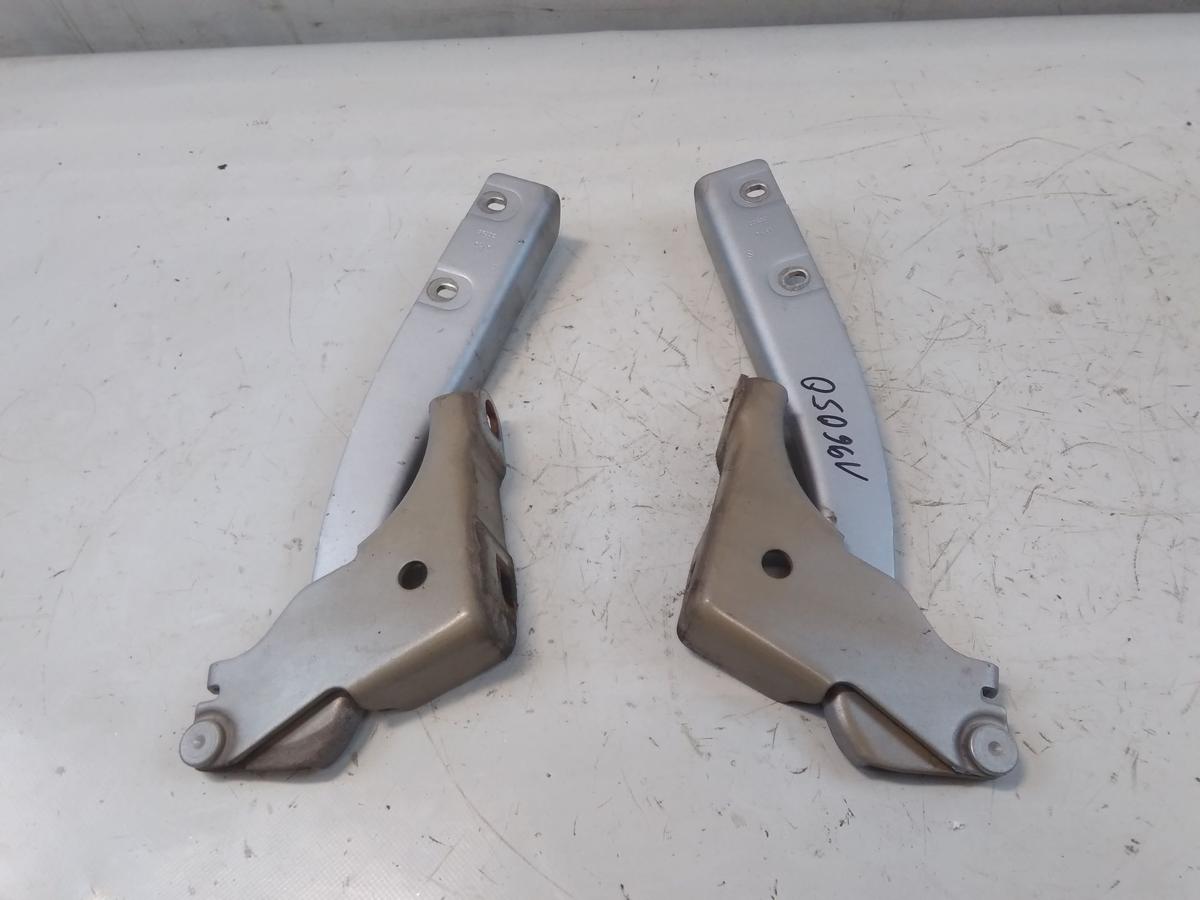 Fiat Grande Punto 199 orig Satz Scharniere Motorhaube silbergraumetallic BJ2009