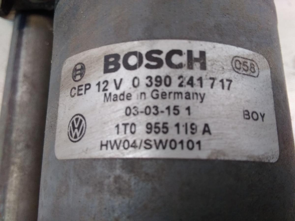 VW Touran 1T original Wischermotor vorn links mit Gest&auml;nge Bj.2003