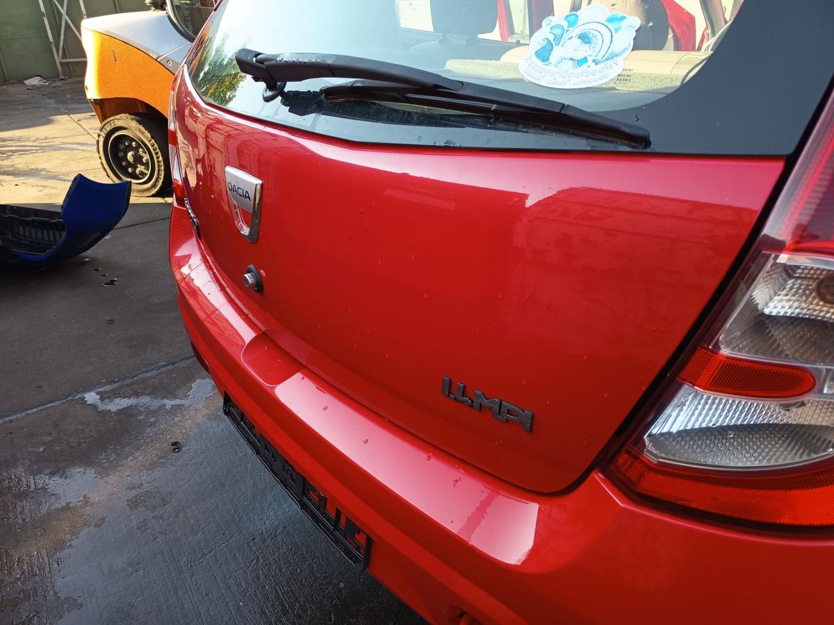 Dacia Sandero 1 BS original Heckklappe mit Scheibe OV21D Red Passion Bj 2009