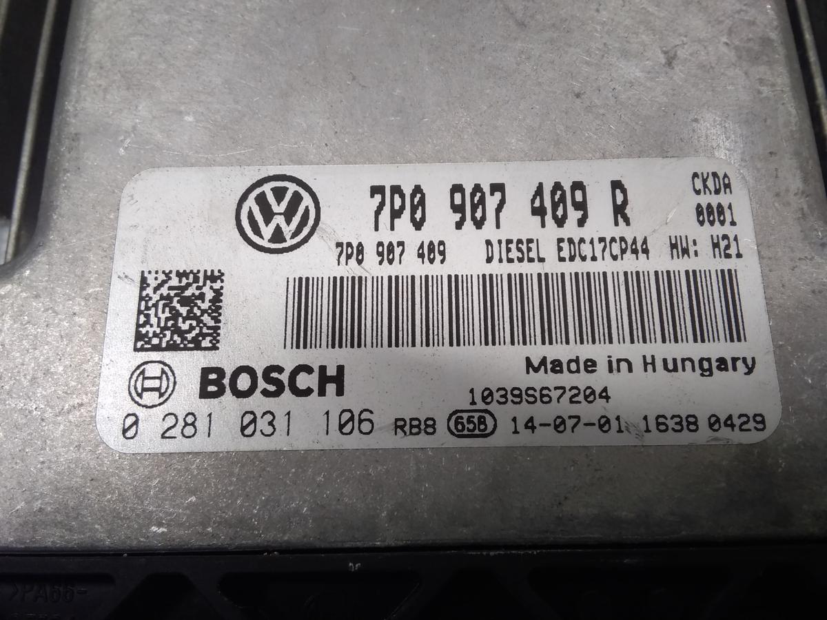 VW Touareg 2 7P Motorsteuerger&auml;t 4.2TDI 250kw CKDA Bj.2015 7P0907409R