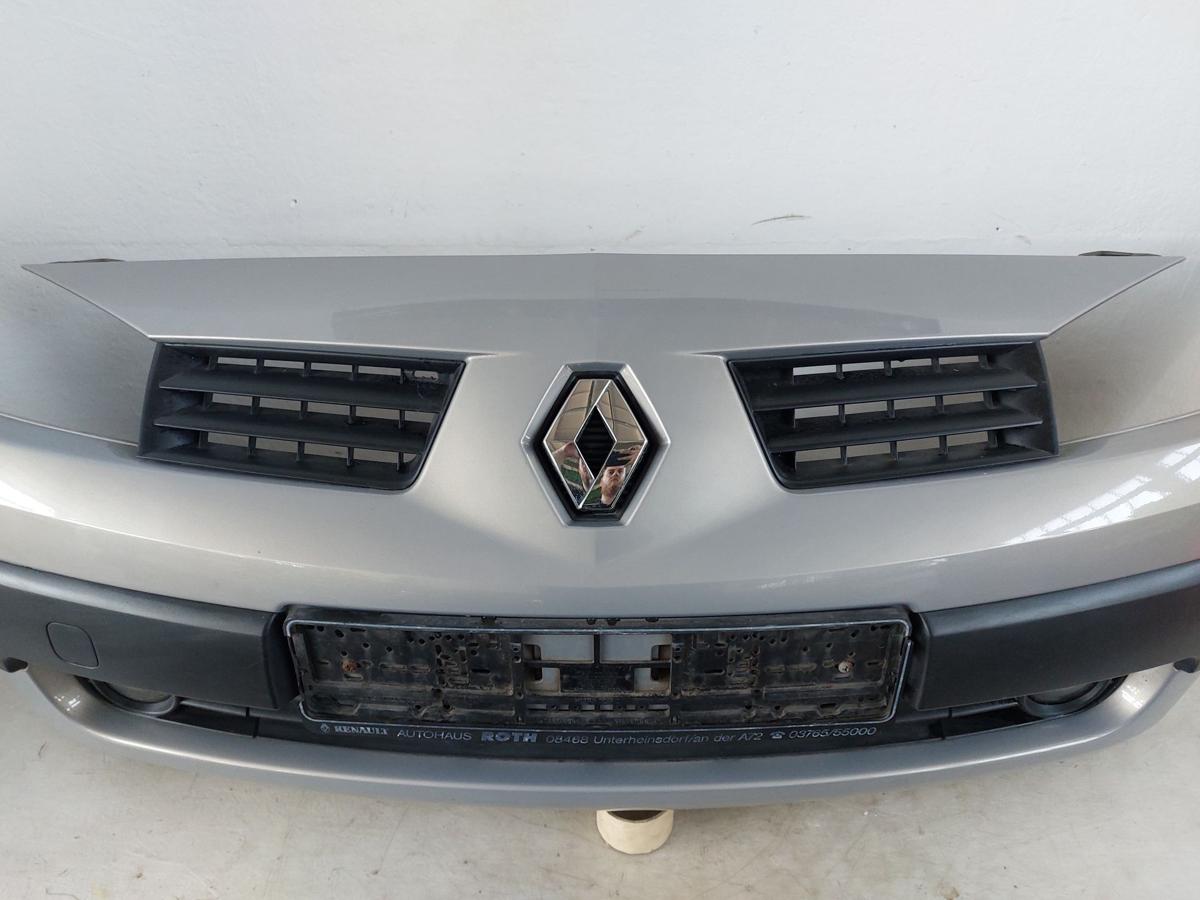 Renault Megane 2 II Sto&szlig;f&auml;nger vorn Frontsch&uuml;rze mit Nebel D96 Vert Giverny Met