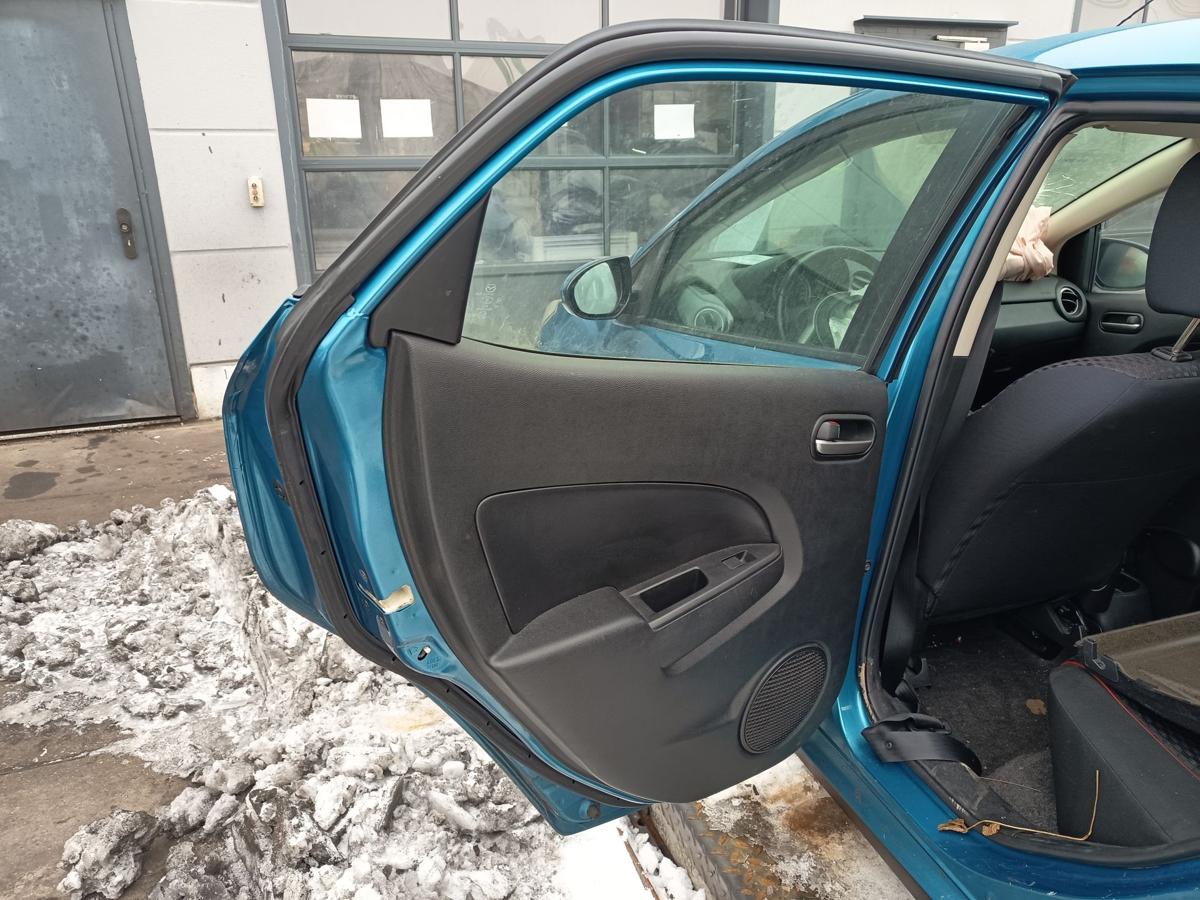 Mazda 2 DE original T&uuml;r hinten links 40E Faroblau met Baujahr 2010