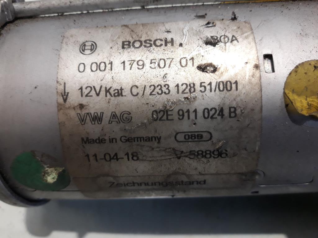 Skoda Octavia 3 2,0TSI 162KW Bj.2015 original Anlasser 02E911024B Bosch 0001179507