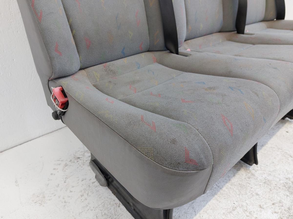 VW LT Typ 2D 3er Sitzbank hinten R&uuml;cksitzbank Sitzbank R&uuml;ckbank Text lesen