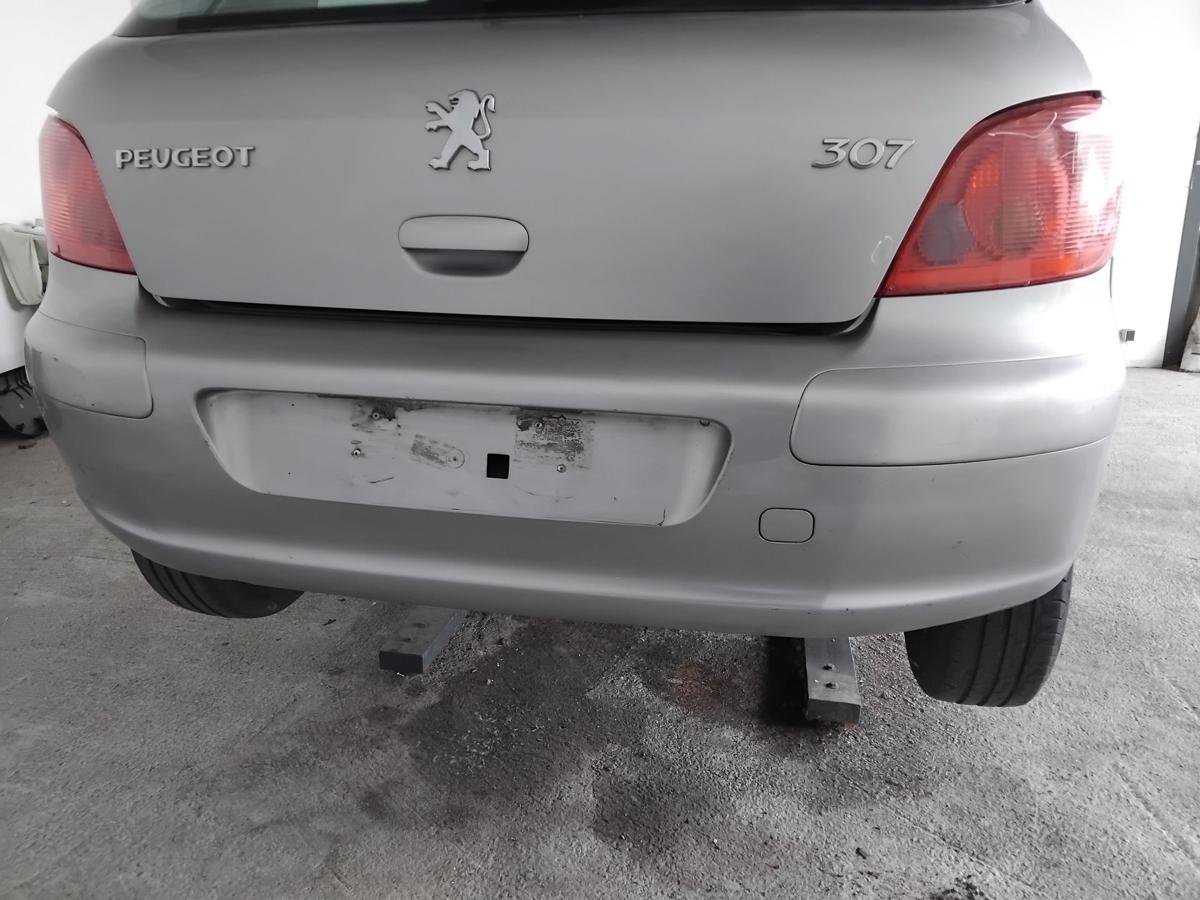 Peugeot 307 orig Sto&szlig;stange Stossf&auml;nger hinten Flie&szlig;heck EZA Gris Sidobre BJ2004