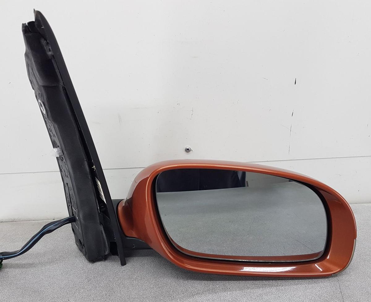 VW Cross Touran Außenspiegel rechts in LA3U Red Rock Met Bj2007 elek 6 Pins