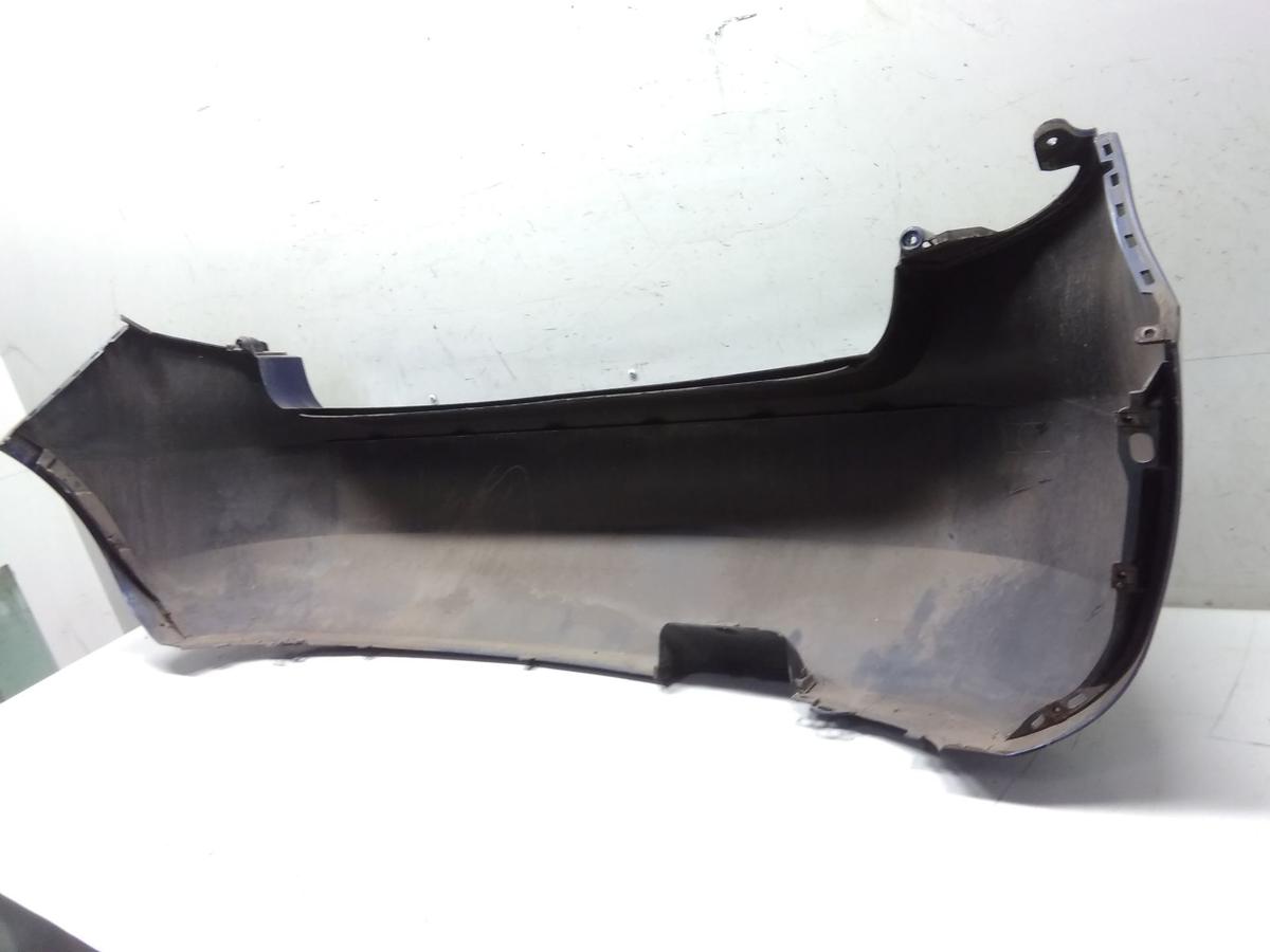 Skoda Fabia 2 5J Limo original Stoßfänger Stoßstange hinten stormblau Bj.2008