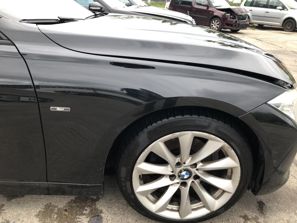 BMW 3er F30 F31 Sportline Kotfl&uuml;gel vorn rechts Beifahrerseite 668 SCHWARZ II